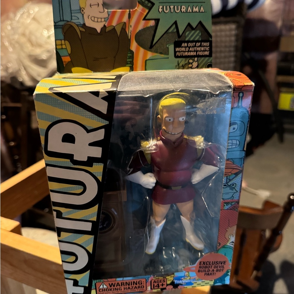 Futurama - Zapp Brannigan 2007 Toynami. Sealed new CIB. Rare collectible!